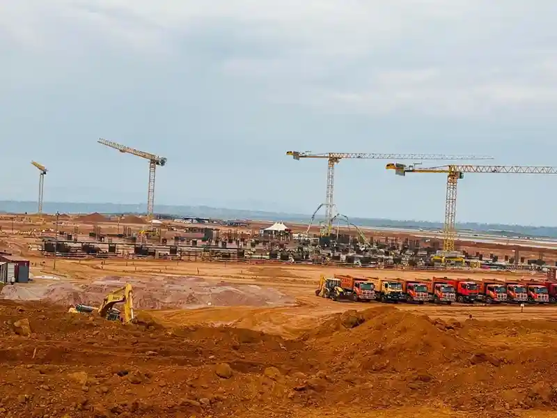 NFT Group Supplies Potain Cranes For Rwanda’s Bugesera International Airport
