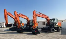 Gulf Contractors Expands Fleet With Hitachi ZX170W-5A Wheeled Excavators