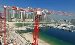 Kanoo Cranes Installs WOLFF Tower Cranes At Dubai Harbour Residences