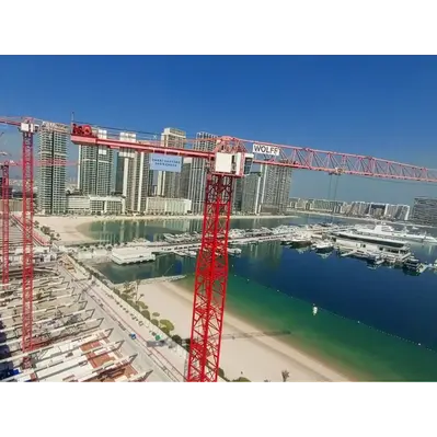 Kanoo Cranes Installs WOLFF Tower Cranes At Dubai Harbour Residences