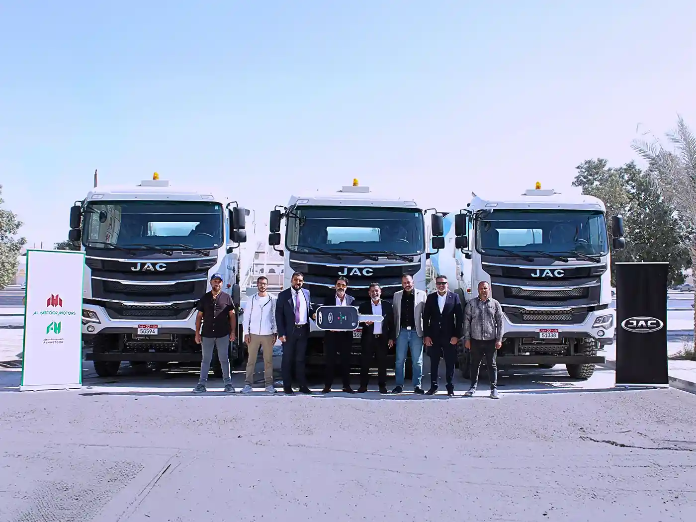 Al Habtoor Motors Delivers Concrete Mixer Trucks To Ocean Ready Mix