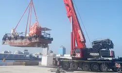 Johnson Arabia Delivers Precision Tug Boat Lifting Operation At Ajman