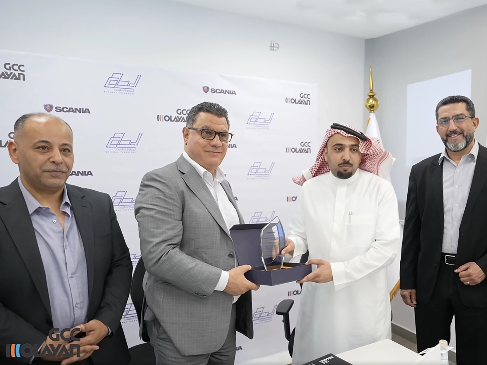 GCC Olayan Hands Over Scania Fleet In Riyadh