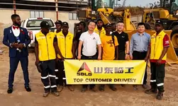SDLG Launches TOP SERVICE Brand In Ghana With Dealer Strong Machine