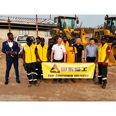 SDLG Launches TOP SERVICE Brand In Ghana With Dealer Strong Machine