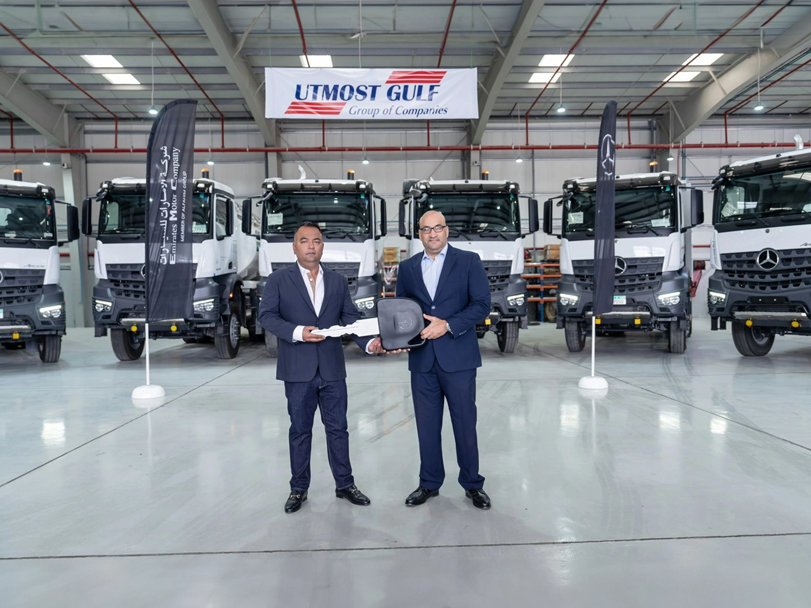 EMC Delivers 75 Mercedes-Benz Trucks In Abu Dhabi