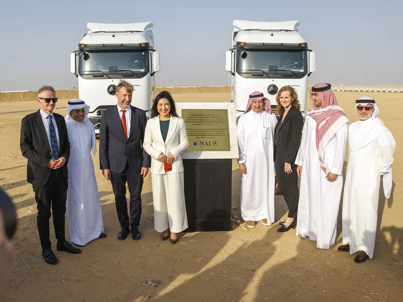 Mercedes-Benz Trucks And Liebherr Launch New Factories In Saudi Arabia