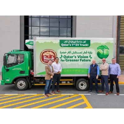 Mannai HECV Delivers Qatar’s First Electric Refrigerated Truck 