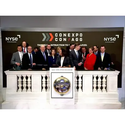 CONEXPO-CON/AGG Rings NYSE Bell Ahead Of 2026 Trade Show