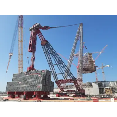 مامويت تنفذ عمليات رفع بوزن 612 طناً في متحف زايد الوطني