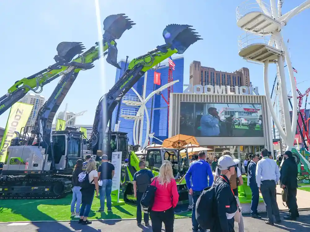 Zoomlion Showcases Cranes And Excavators At CONEXPO 2026