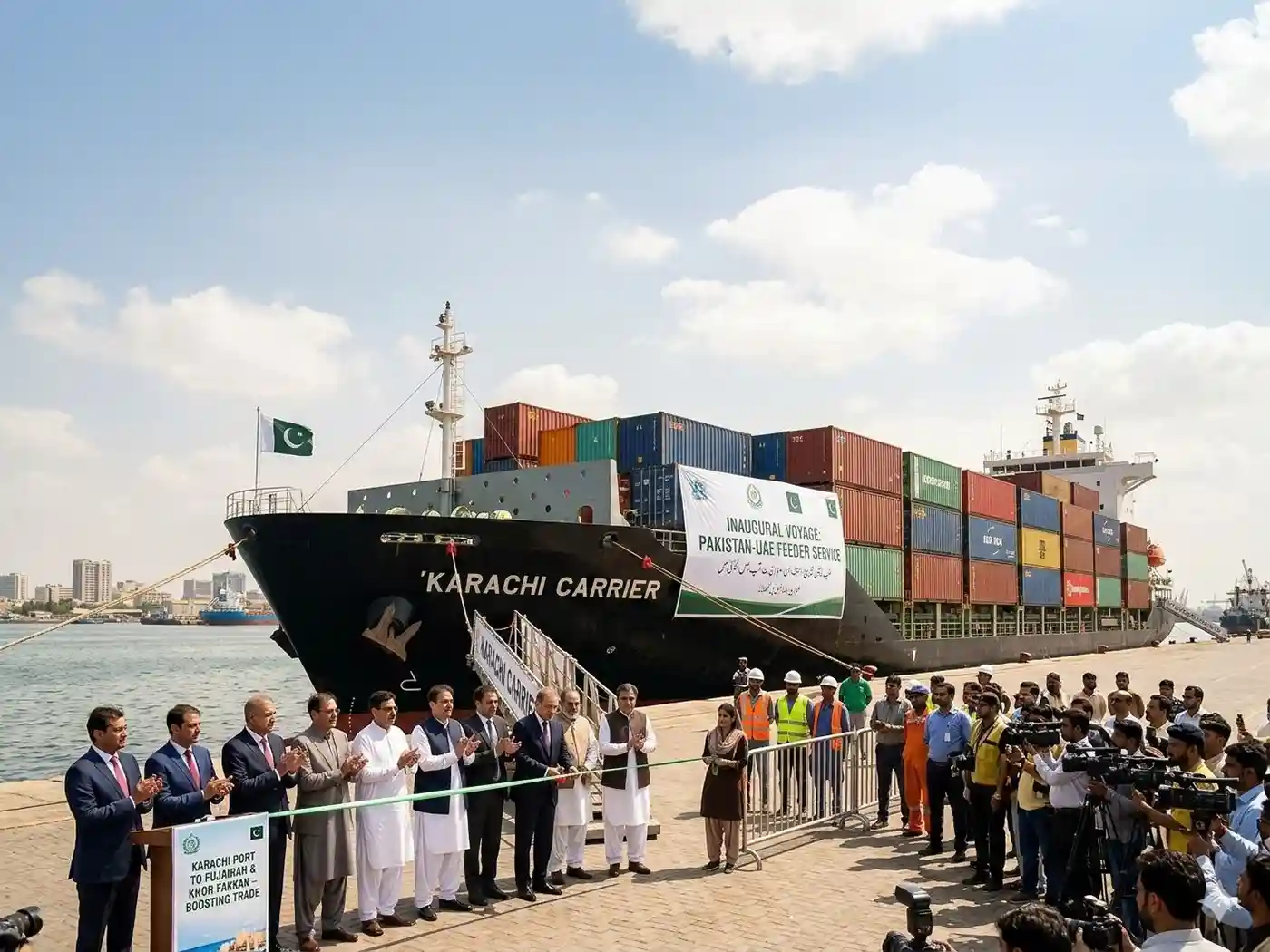Pakistan Launches Feeder Service Linking Karachi With UAE Ports
