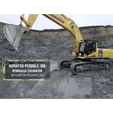 The New Komatsu PC500LC-10M0/10R Hydraulic Excavator