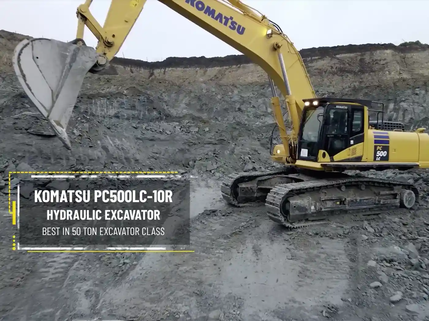 The New Komatsu PC500LC-10M0/10R Hydraulic Excavator