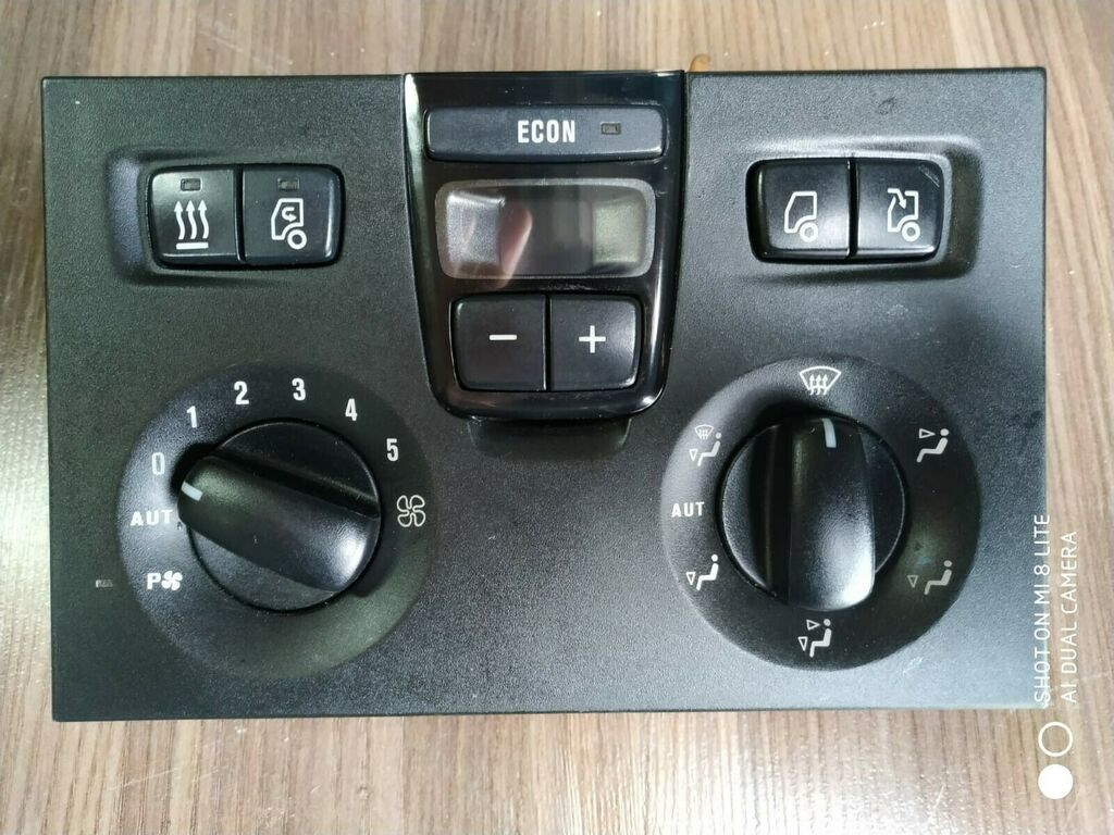 SCANIA HEATER CONTROLS WITH TWO KNOBS dashboard for truck (154082) P&E