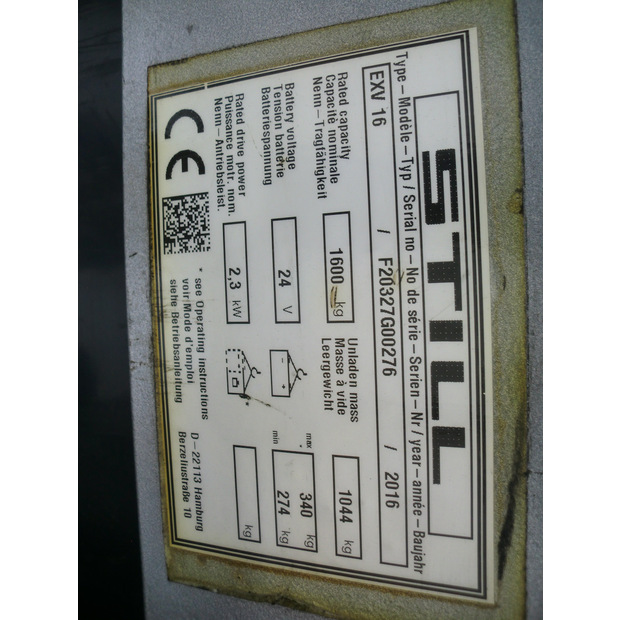 2016 Still EXV 16-31608815