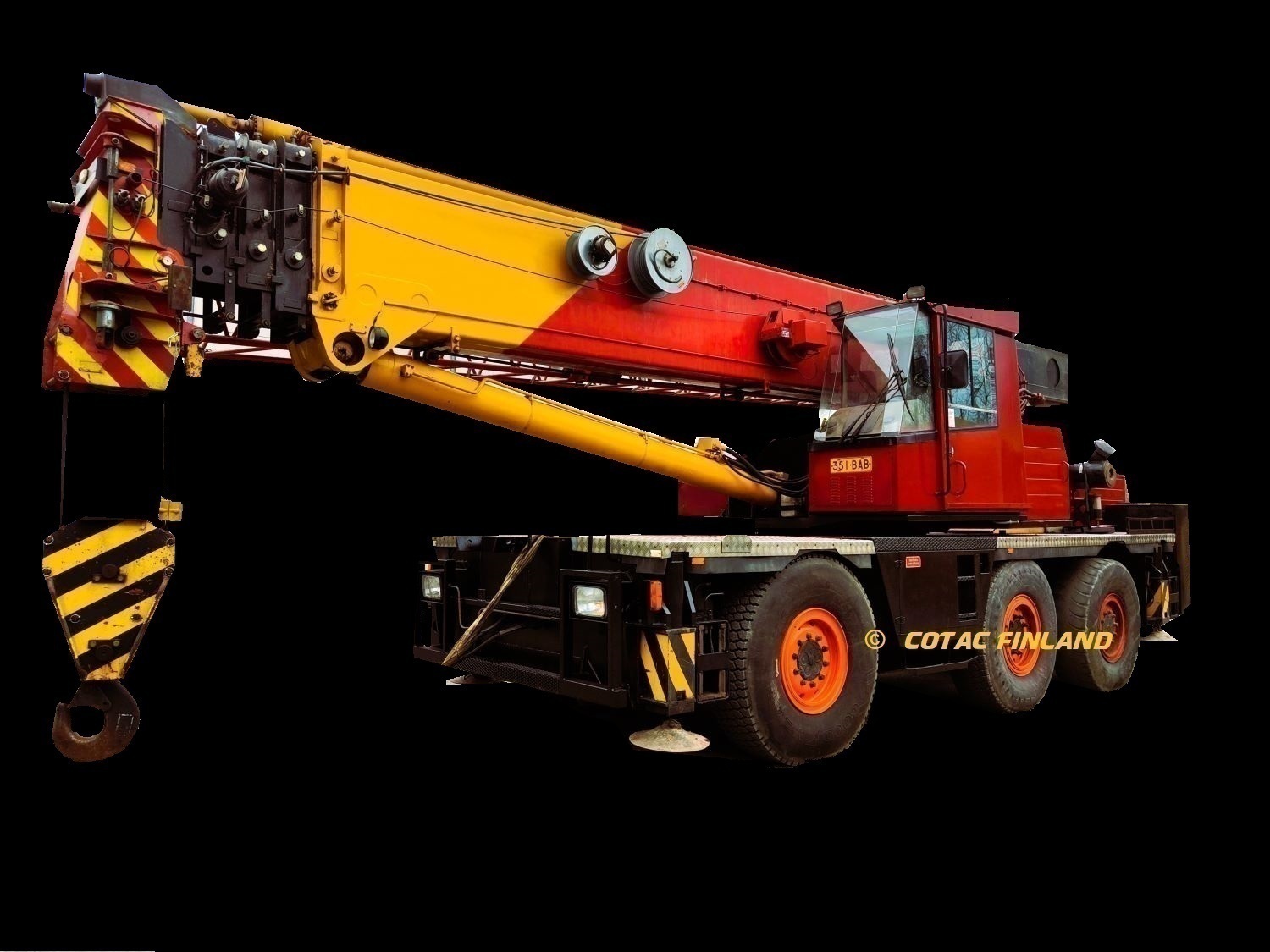 1996 Lokomo MS 456 N Used Rough Terrain Crane For Sale P E