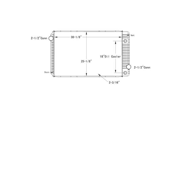 Radiator International New Part No.: IN41A-35206641