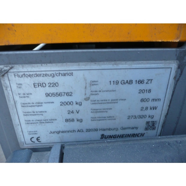 2018 Jungheinrich ERD 220 166 ZT-35304960