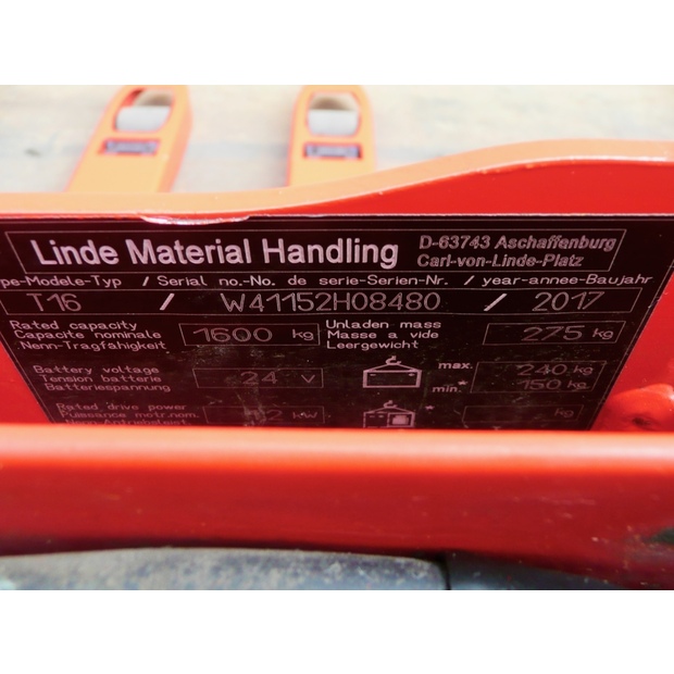 2017 Linde T16-35464993
