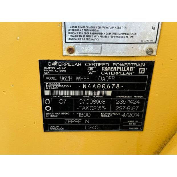 2008 Caterpillar 962H-38259799