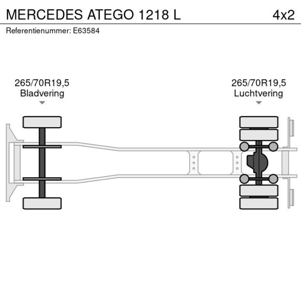 2004 Mercedes-Benz ATEGO 1218L-39303453