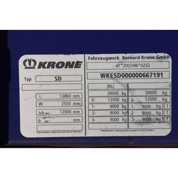 2015 Krone SD-39328644