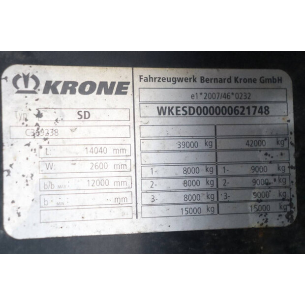2014 Krone Cool Liner TKS SD-39333419
