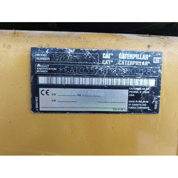 2016 Caterpillar 352F-39422045
