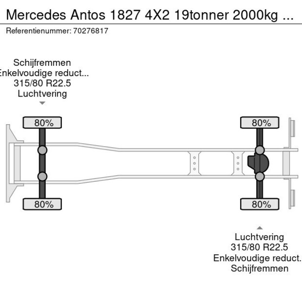 2018 Mercedes-Benz Antos 1827-39542010