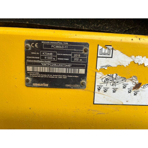 2018 كوماتسو PC 360 LC-11-39586853