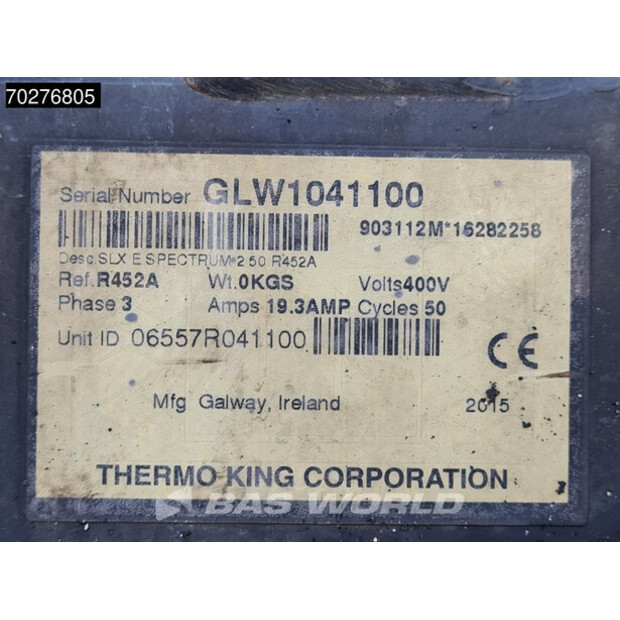 2015 شميتز كارجوبول Thermo King SLXe Spectrum 250-39587315