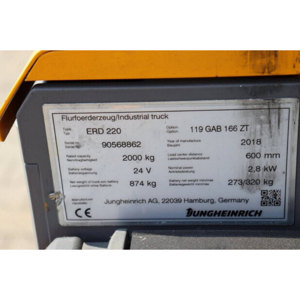 2018 Jungheinrich ERD 220-39669697