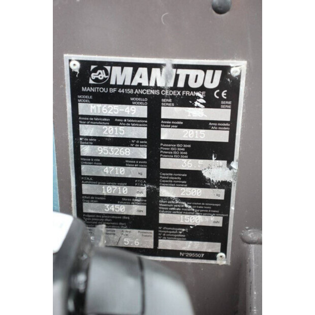 2015 Manitou MT625-49-39755761