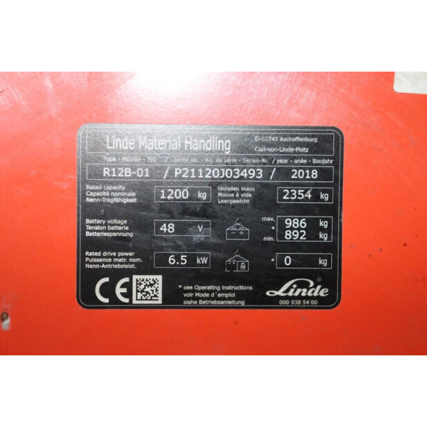 2018 Linde R12B-01-39756514
