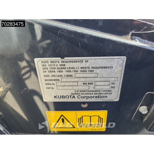 2019 كوبوتا KX080-4A-39986008