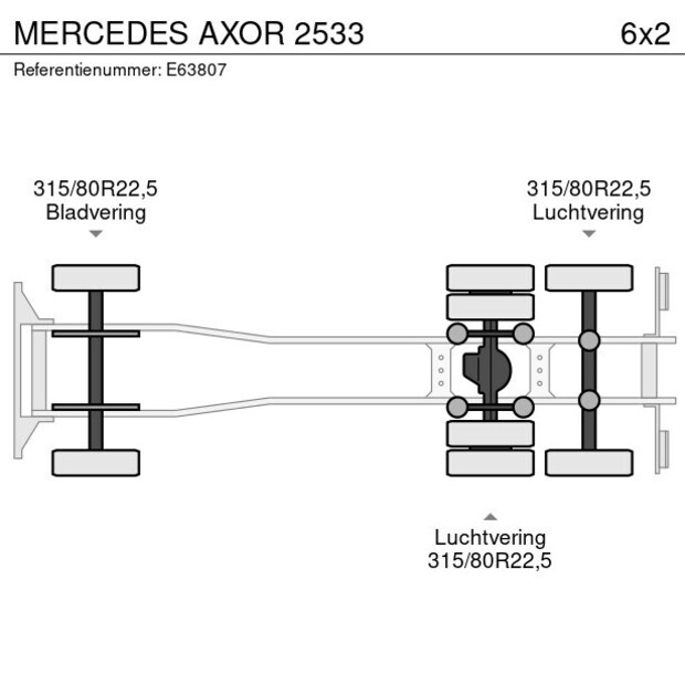 2012 Mercedes-Benz AXOR 2533-40038265
