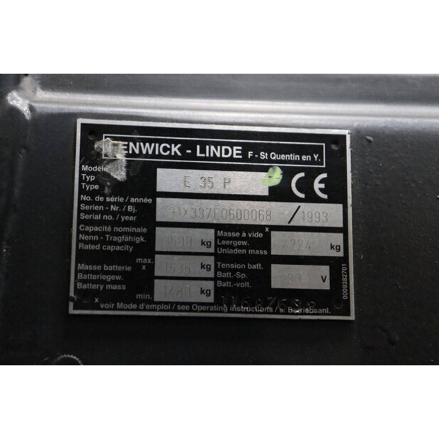 1993 Fenwick-Linde E 35 P-40042525