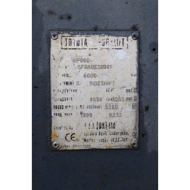 1999 Toyota 5FG60-40068025