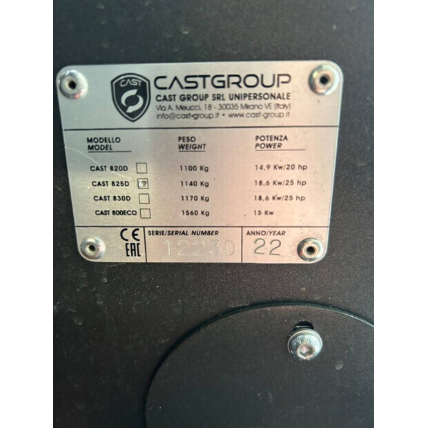 2022 Cast 825D-40183184