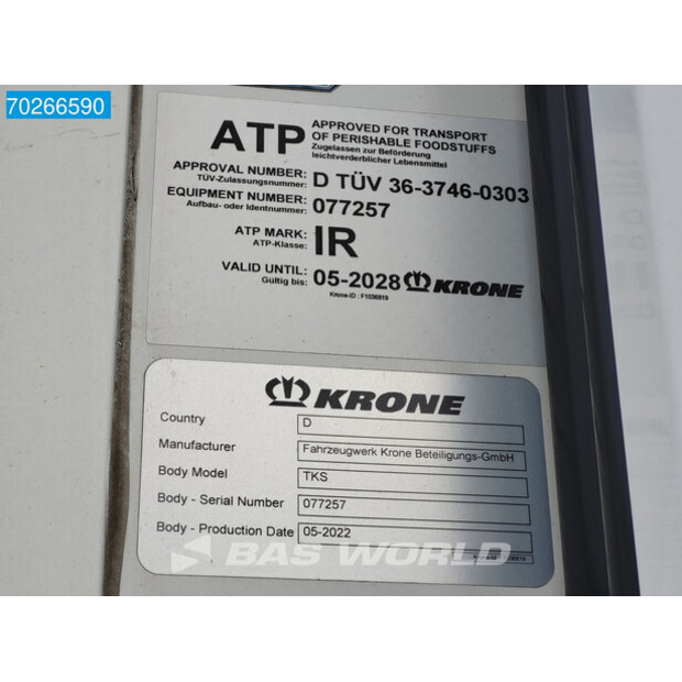 2022 Krone Thermo King SLXi 300-40307009
