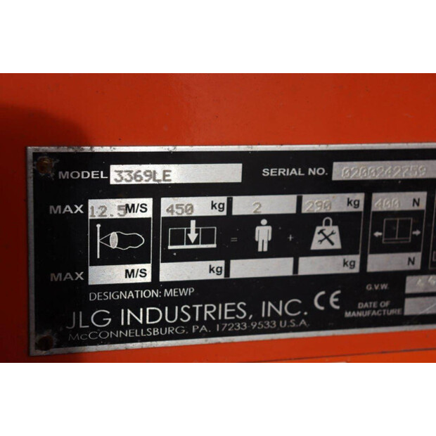 JLG 3369LE-40322626