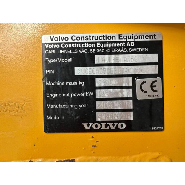 2014 Volvo A35G-40347258