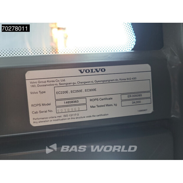 2018 Volvo EC220EL-40458227