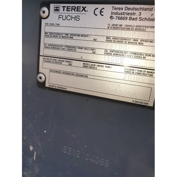 2016 FUCHS MHL331E-40621767