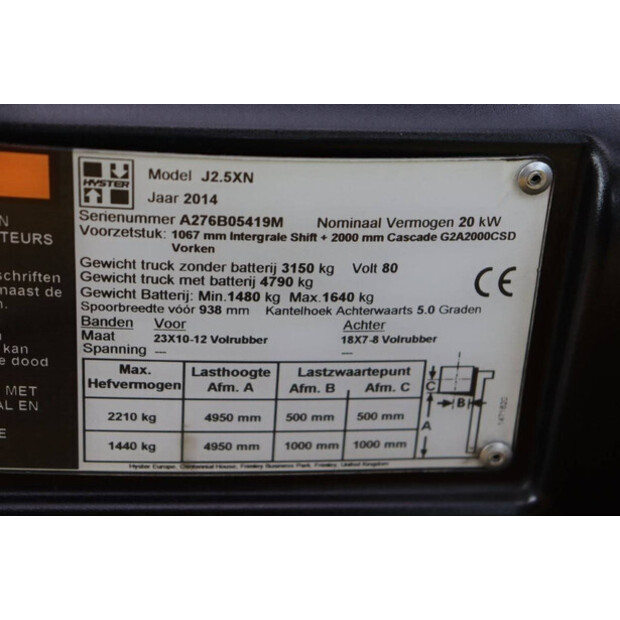 2014 هايستر J2.5XN-40661580