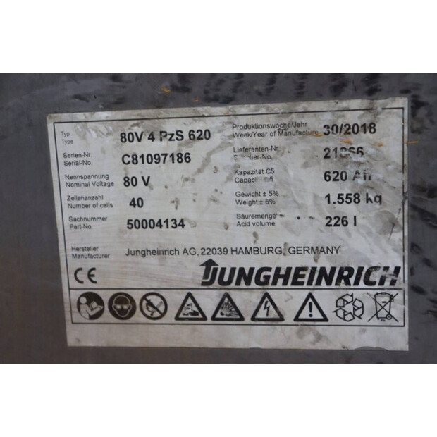 2018 Jungheinrich EFG 430K-40661702