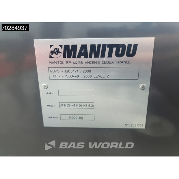 2019 Manitou MT 1840-40682360