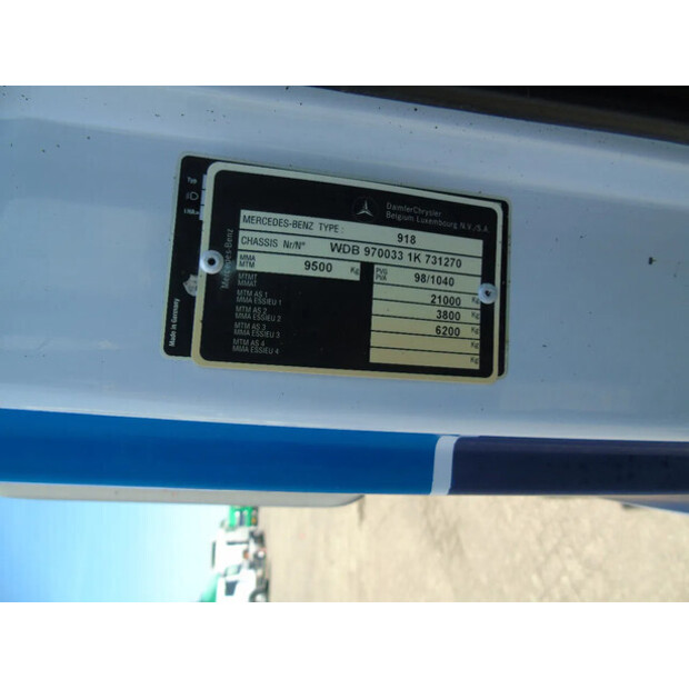 2003 Mercedes-Benz ATEGO 918-40827671