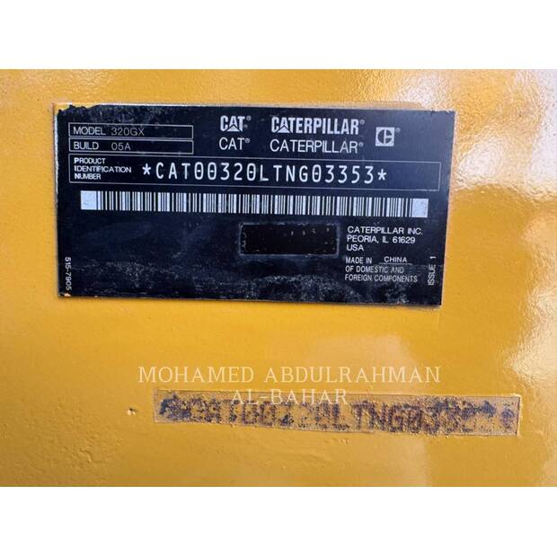2022 كاتربيلر 320-05GX-40871295